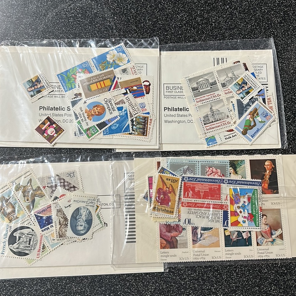Vintage USPS Mint Set of Commemorative Stamps ‘74, ‘78’ ‘79 - Picture 2 of 3